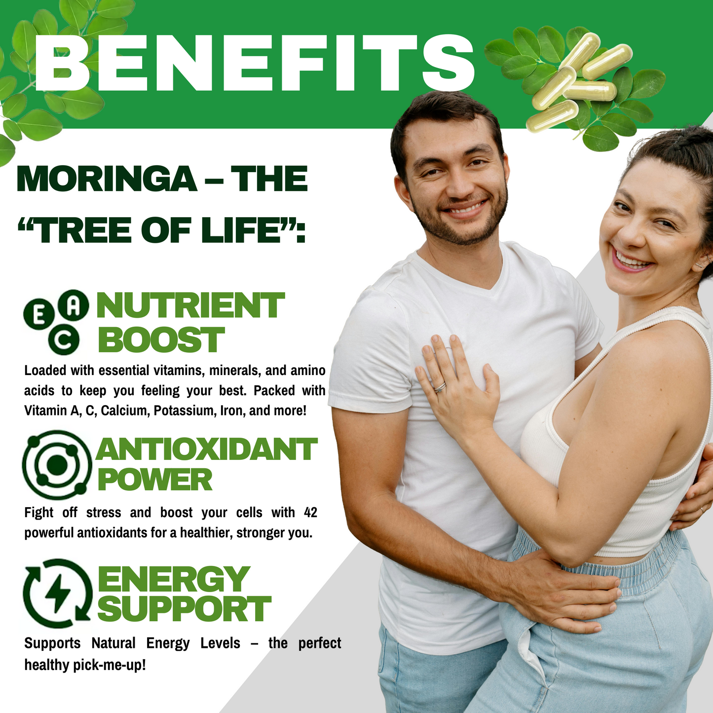 Zentopiax™ Moringa Powder Capsules