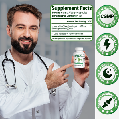 Zentopiax™ Moringa Powder Capsules